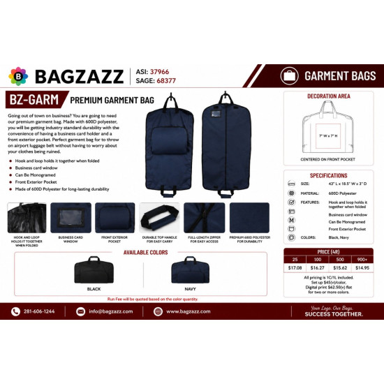Premium Garment Bag 