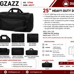 25" Heavy-Duty Duffel Bag