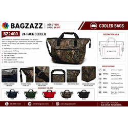 24 Pack Camouflage Cooler Bag