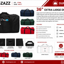 36" Extra Large Duffel Bag